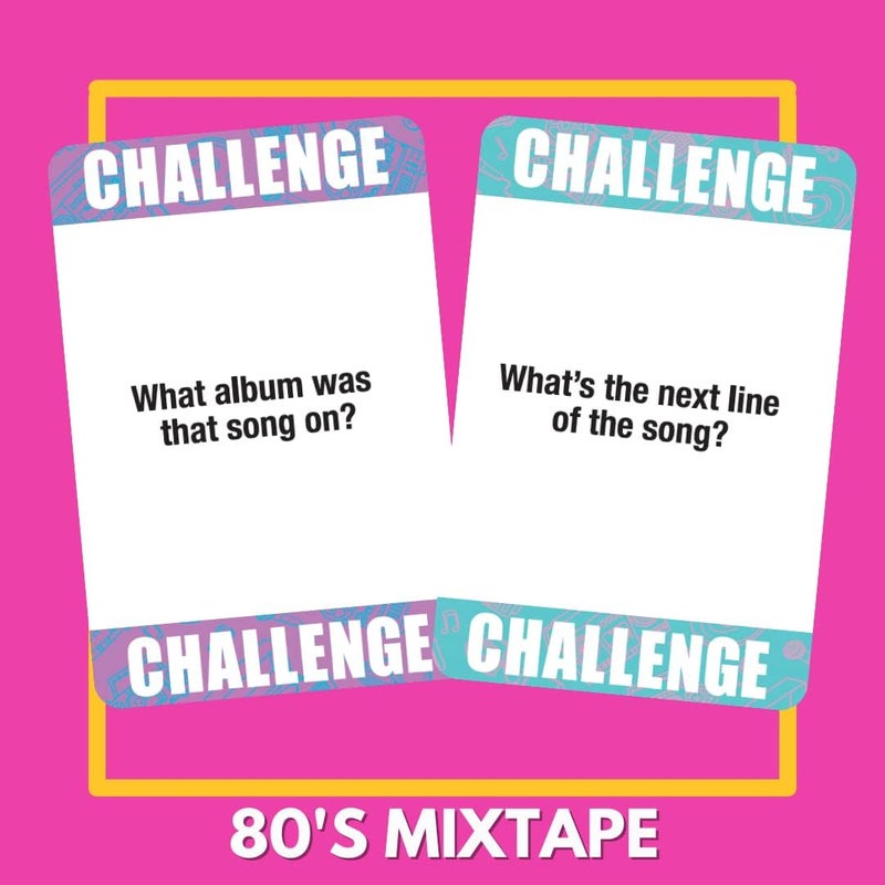 Lyrically Correct Store '80s Mixtape Music Trivia Card Game - Hip Hop, R&B, Funk, and Pop Edition - Finish The Lyrics Challenge, Fun for Adults, Party or Family Night - Image 5
